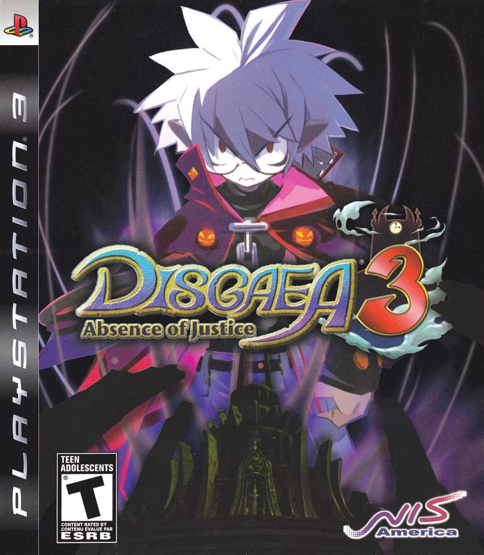 Disgaea 3: Absence of Justice box art for Playstation 3